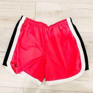 Women’s Under Armour Mesh Pink Shorts, Used, Size Medium